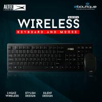 Altec Lansing ALBC6314 Siyah 2.4GHz 1200DPI Mouse Türkçe Q Kablosuz Klavye + Mouse Set - 1